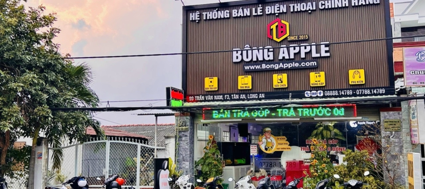 BÔNG APPLE - BÁN TRẢ GÓP 0Đ